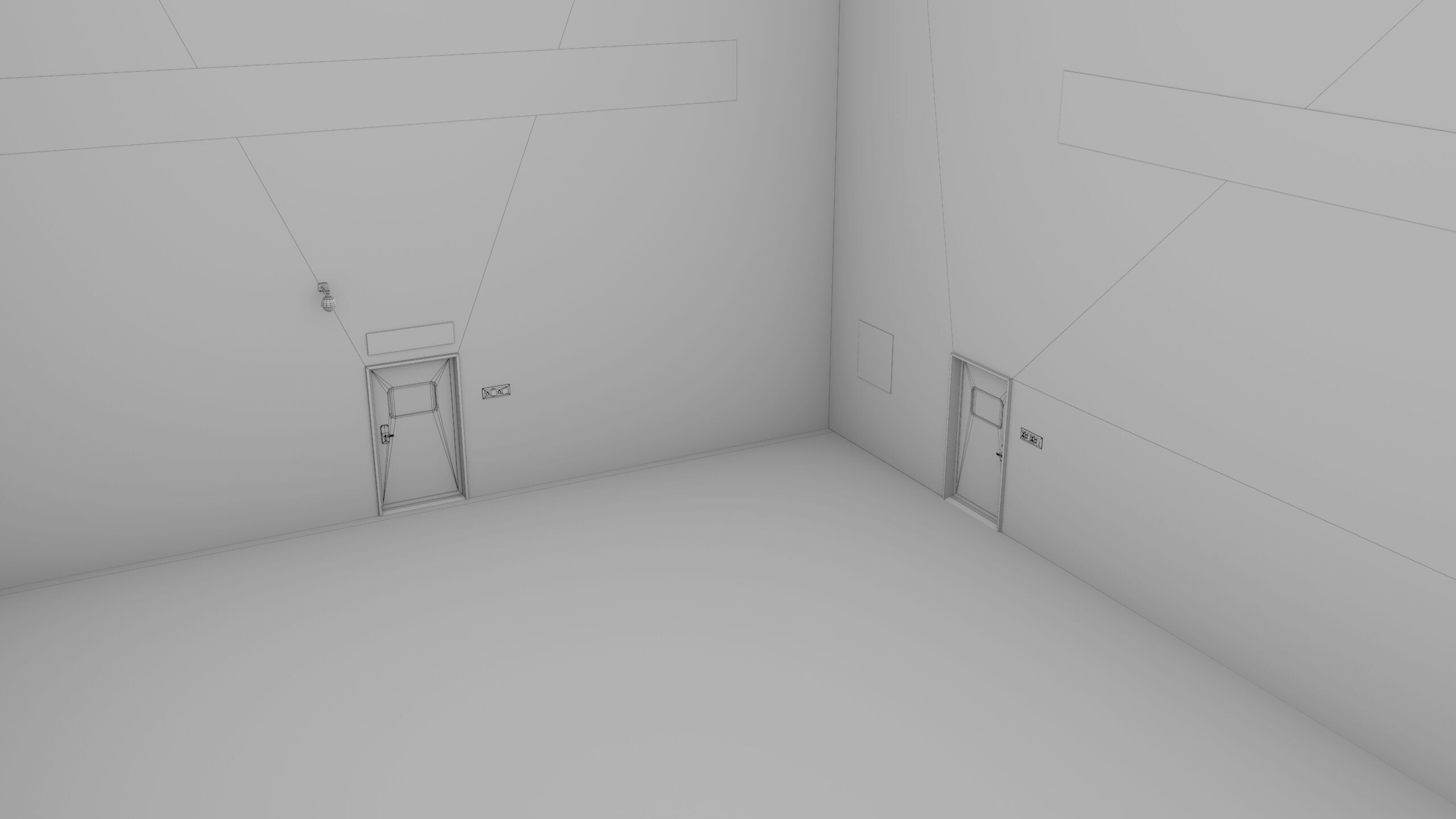 Logistic Cargo Warehouse Interior and Exterior All PBR Textures Low-poly 3D model_57