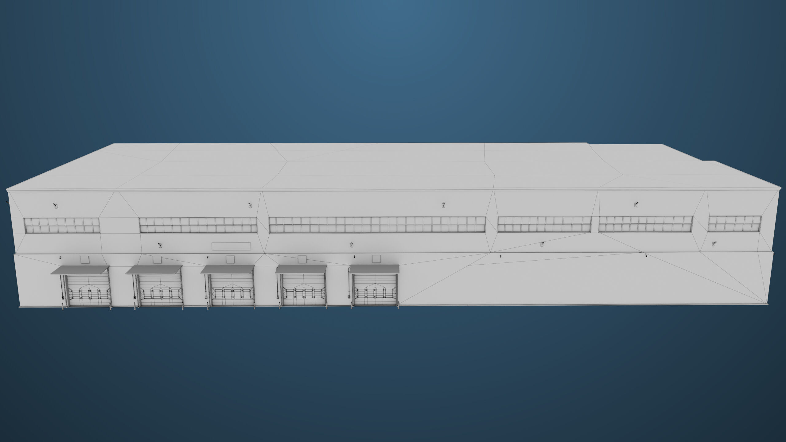 Logistic Cargo Warehouse Interior and Exterior All PBR Textures Low-poly 3D model_36