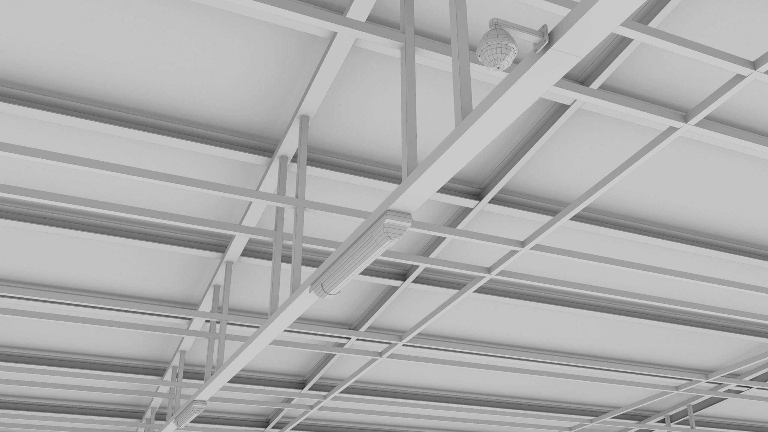 Logistic Cargo Warehouse Interior and Exterior All PBR Textures Low-poly 3D model_63