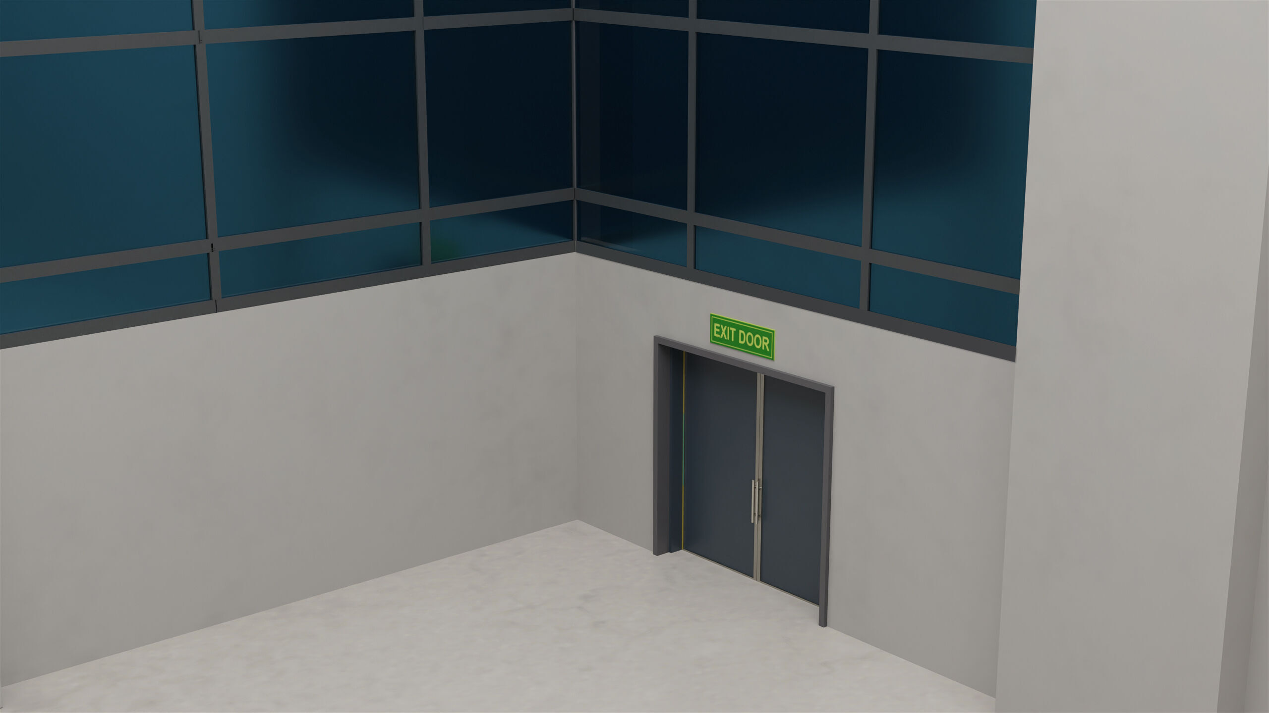 Logistic Cargo Warehouse Interior and Exterior All PBR Textures Low-poly 3D model_28