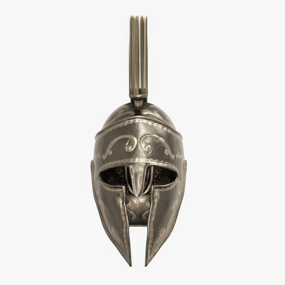 Achilles Myrmidons Greek Warrior Rigged Low-poly 3D model_22