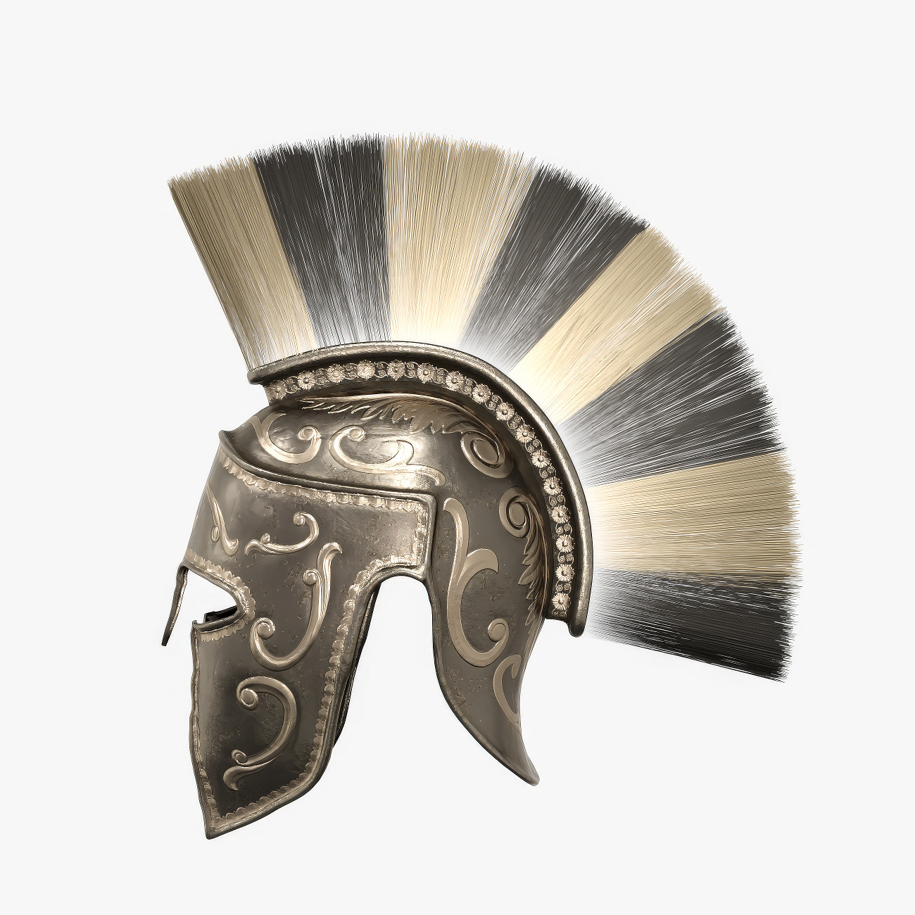 Achilles Myrmidons Greek Warrior Rigged Low-poly 3D model_23