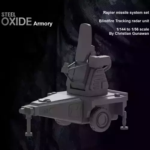 Rapier SAM Blindfire Tracking radar unit