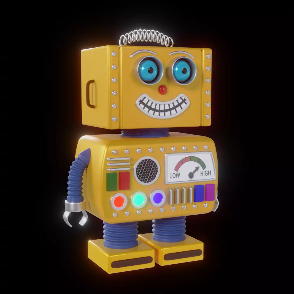 Toy Robot 3D model_0