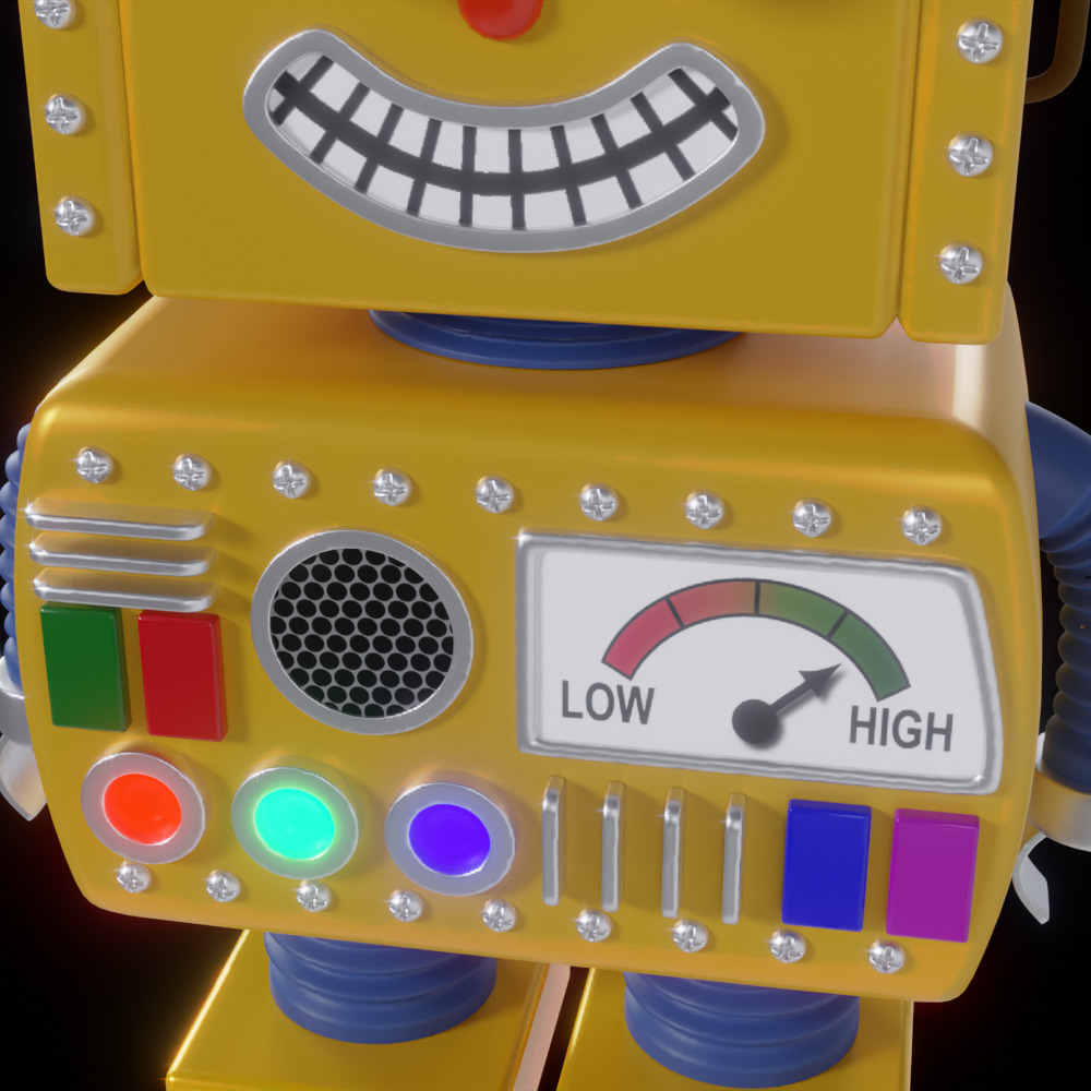 Toy Robot 3D model_3