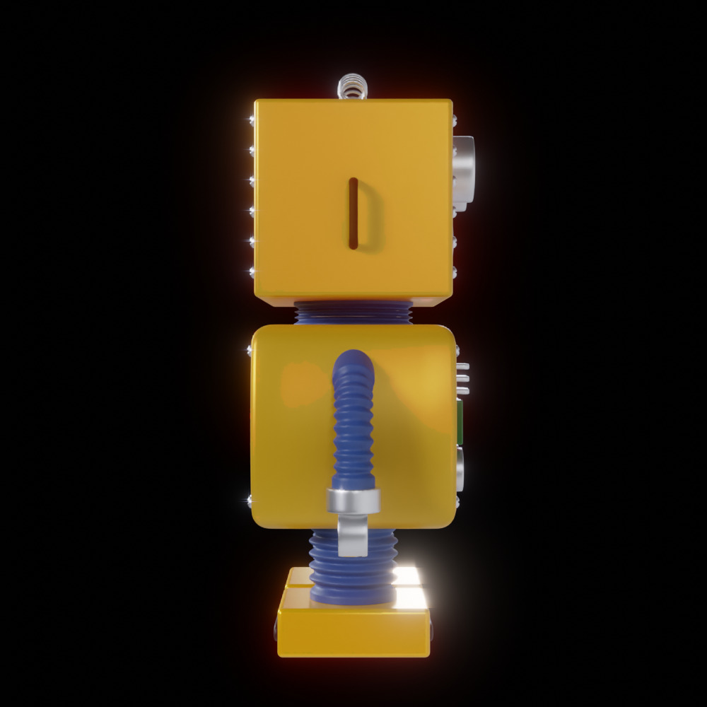 Toy Robot 3D model_2