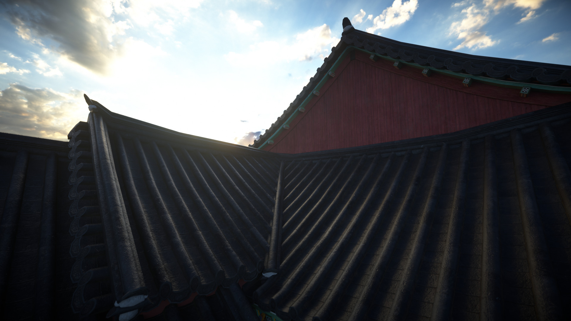 Korea Gwanghallu Pavilion - Joseon Hanok 3D model Low-poly 3D model_8