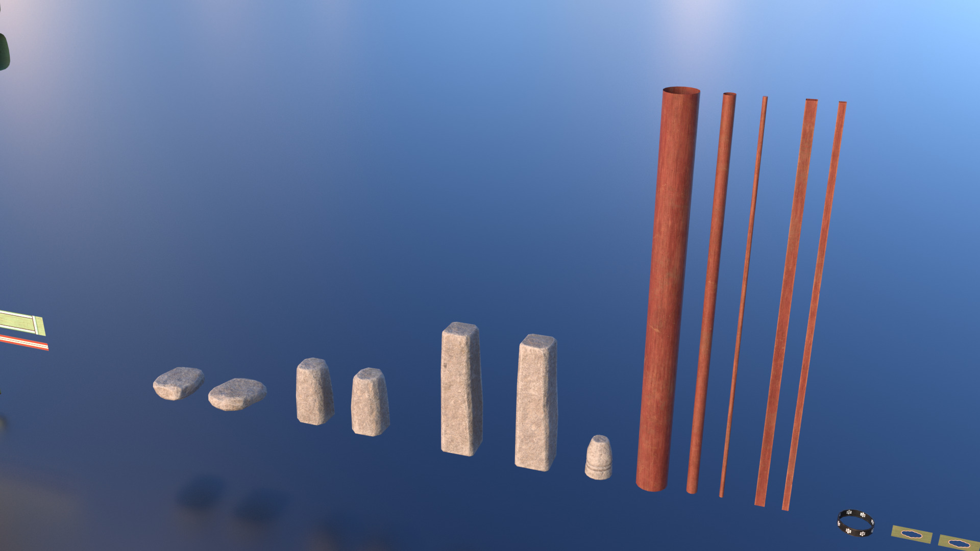 Korea Gwanghallu Pavilion - Joseon Hanok 3D model Low-poly 3D model_14