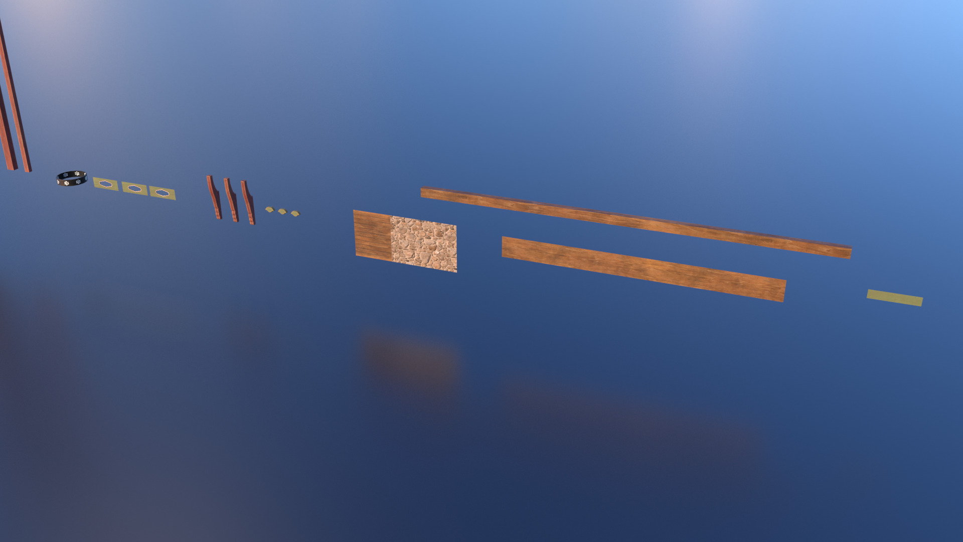 Korea Gwanghallu Pavilion - Joseon Hanok 3D model Low-poly 3D model_15