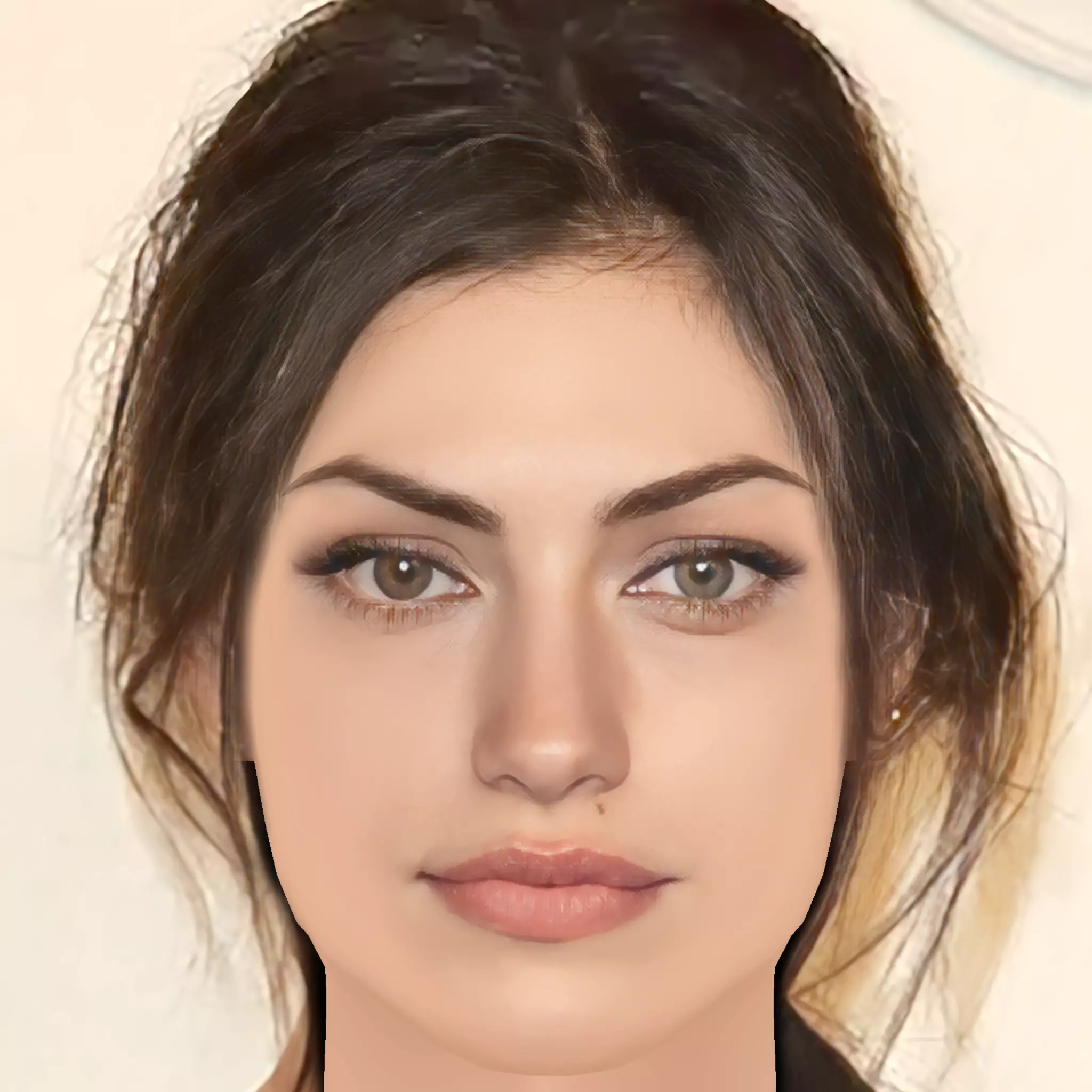 Phoebe Tonkin Head - No Hair - Low poly head for game Low-poly 3D model