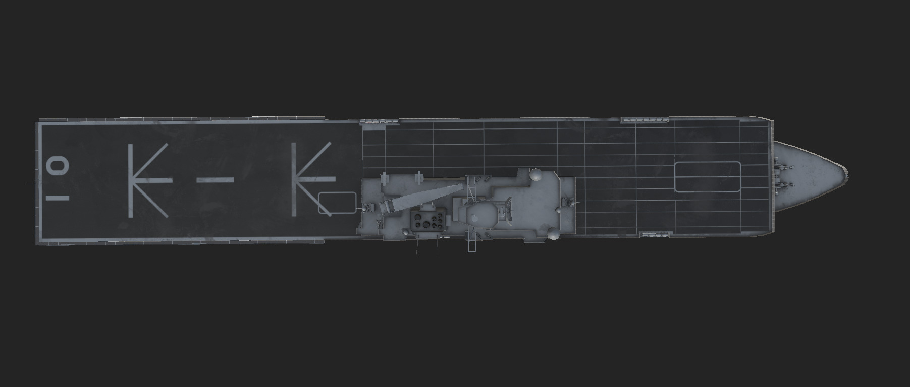 Osumi-class tank landing ship 3D model 3D model_6