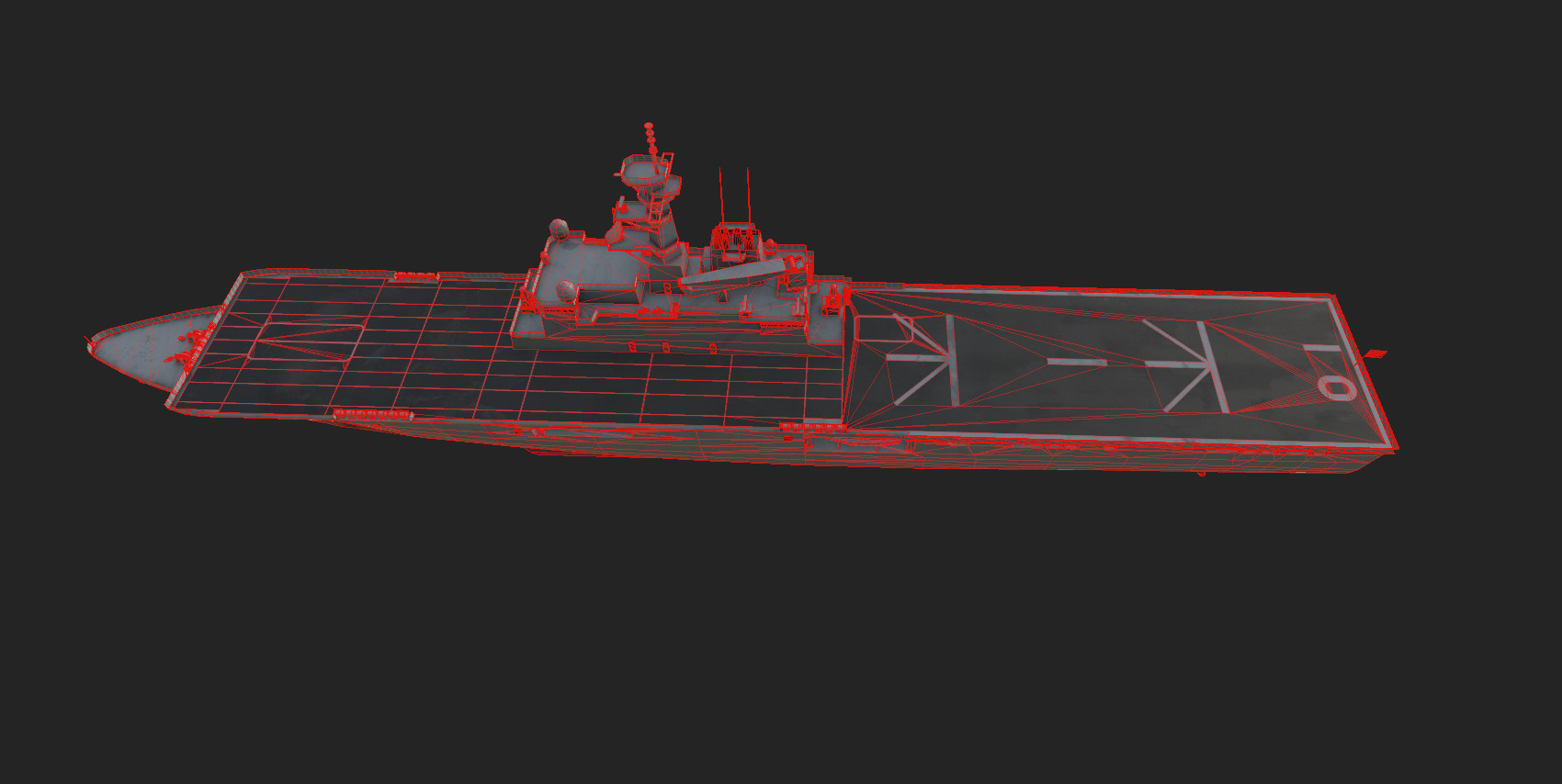 Osumi-class tank landing ship 3D model 3D model_13