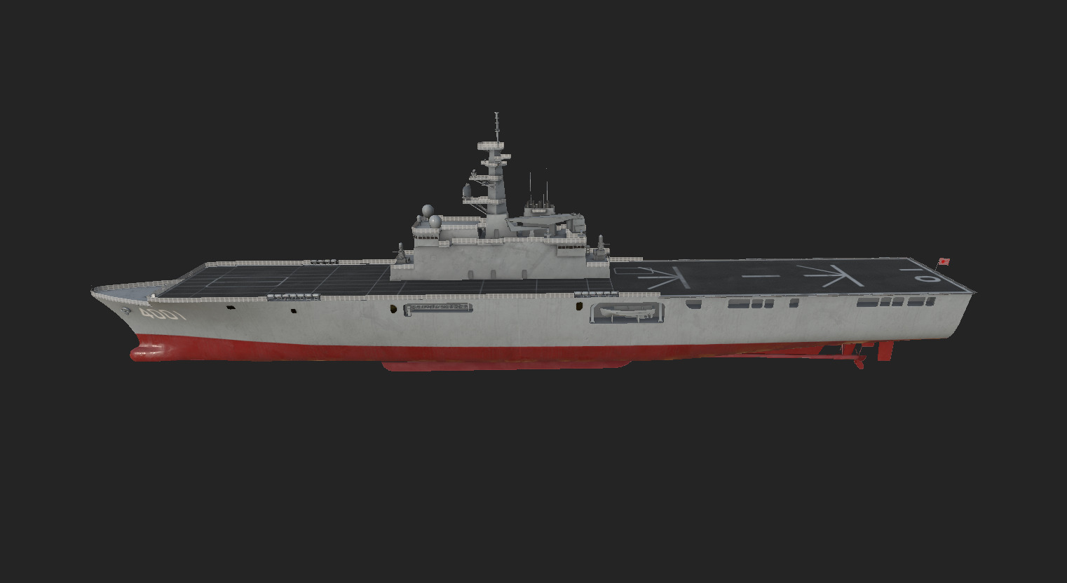 Osumi-class tank landing ship 3D model 3D model_9