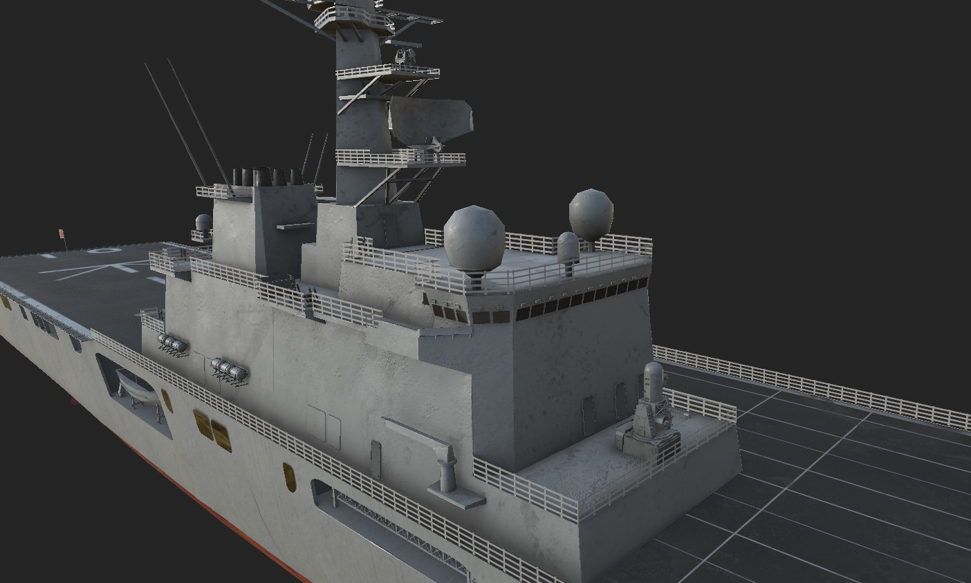 Osumi-class tank landing ship 3D model 3D model_8