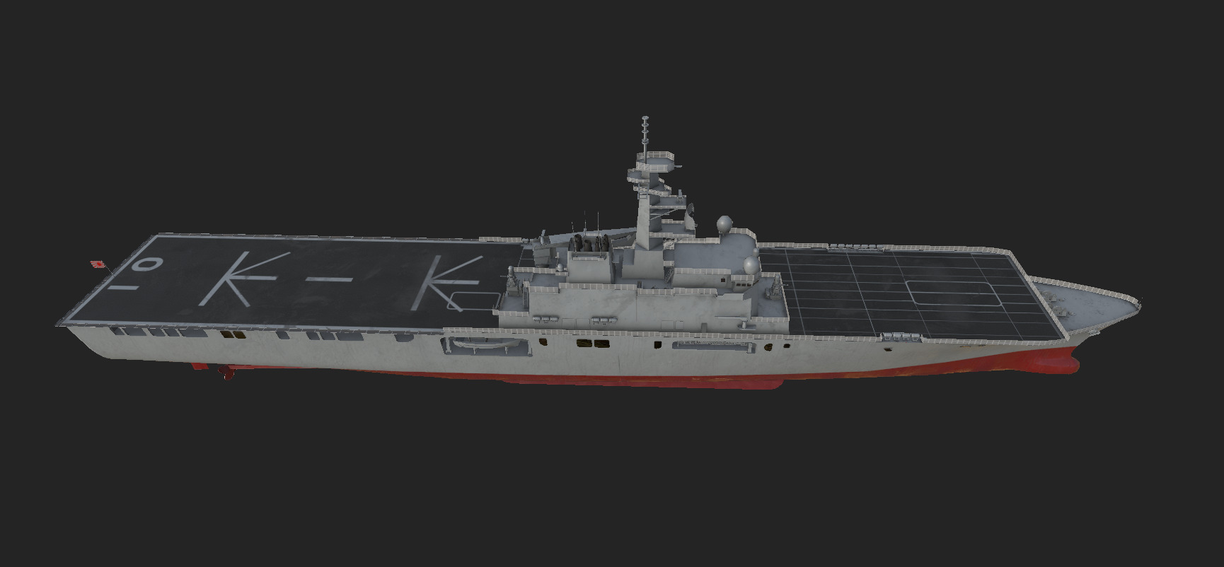 Osumi-class tank landing ship 3D model 3D model_4