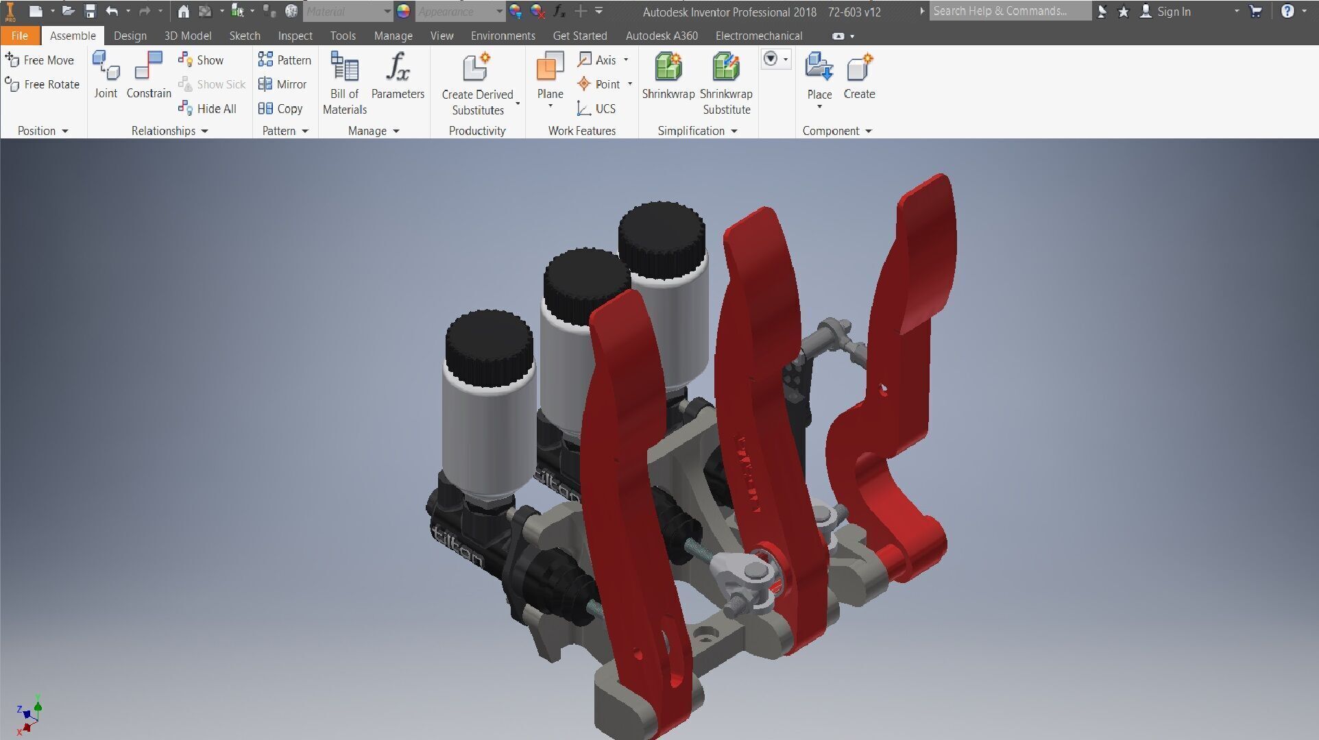 CAR SERIES MASTER CYLINDER 3D model_1