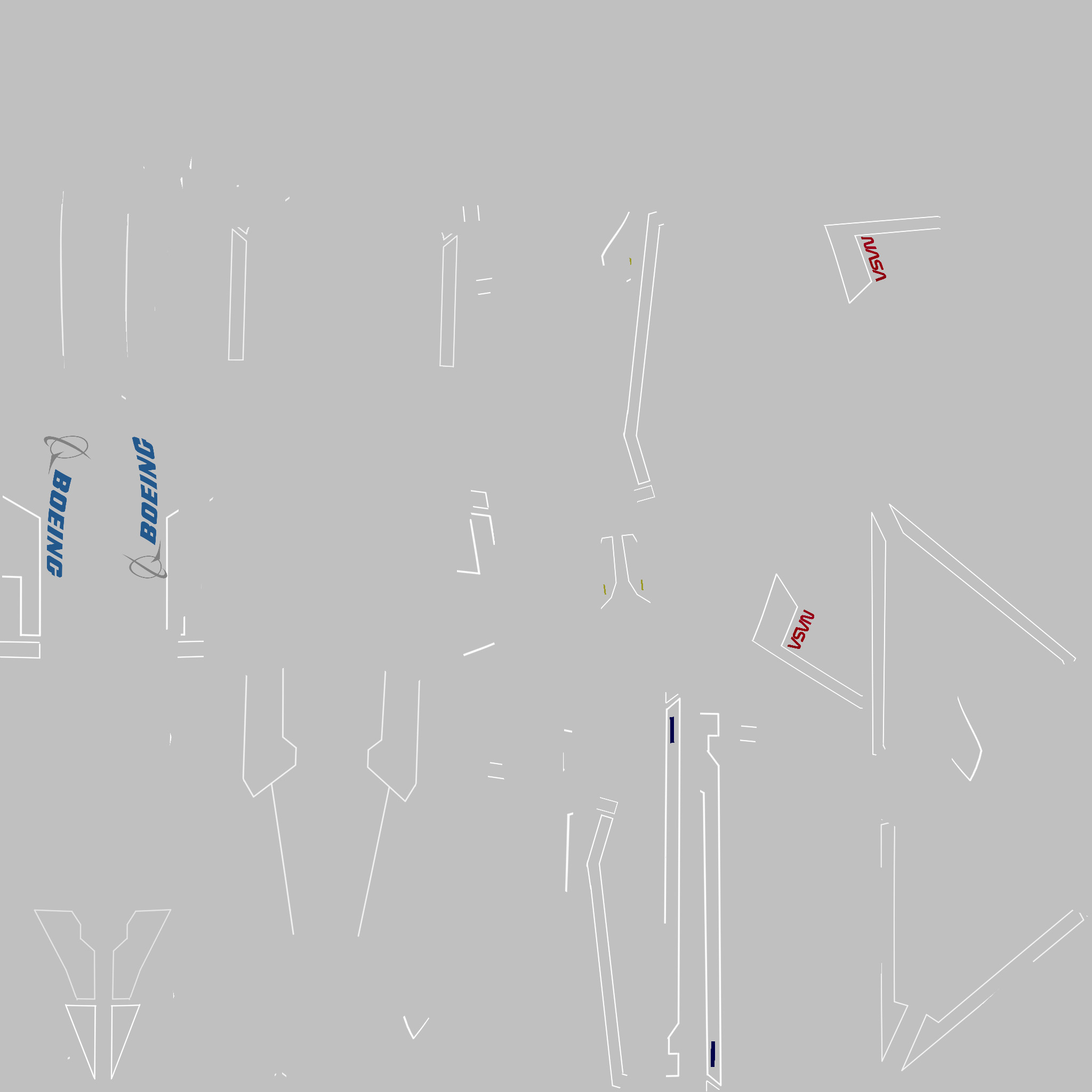 BOEING Black Project - The BIRD OF PREY - Low-poly 3D model_5