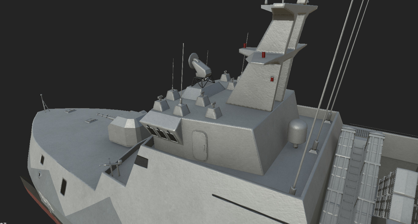 taiwan Tuo Jiang-Class Corvettes  3D model_8