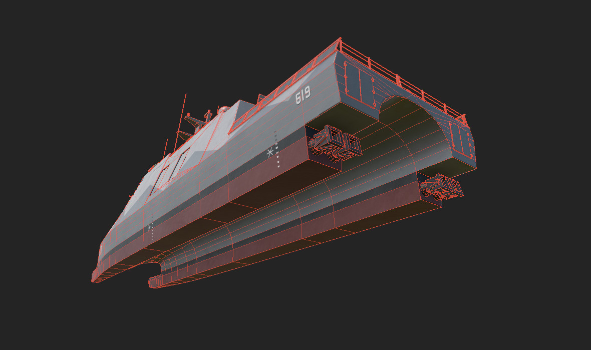 taiwan Tuo Jiang-Class Corvettes  3D model_25