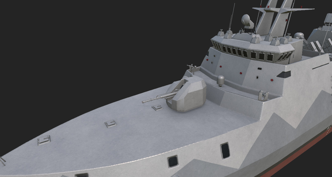taiwan Tuo Jiang-Class Corvettes  3D model_4