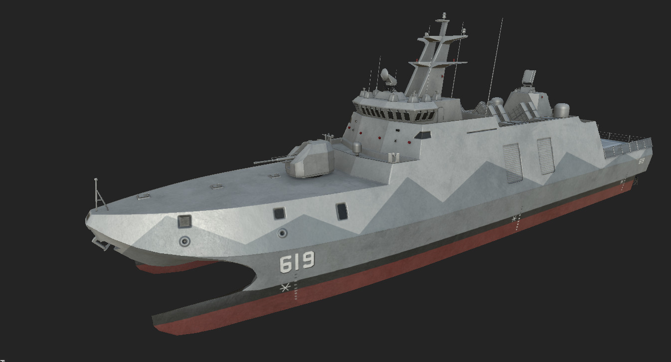 taiwan Tuo Jiang-Class Corvettes  3D model_14