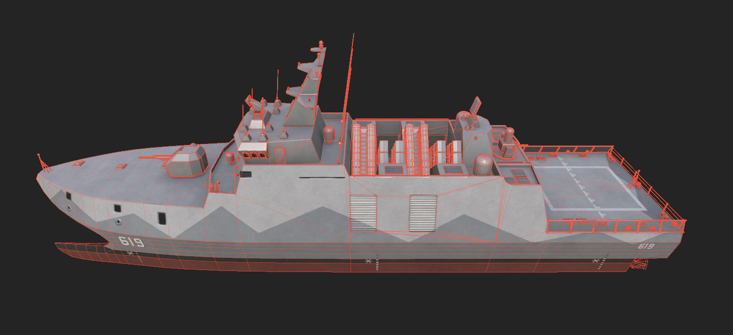 taiwan Tuo Jiang-Class Corvettes  3D model_24