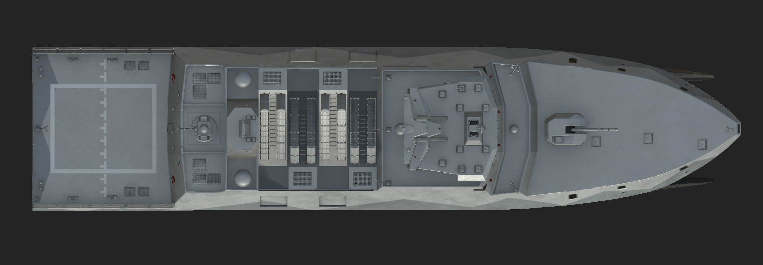 taiwan Tuo Jiang-Class Corvettes  3D model_16