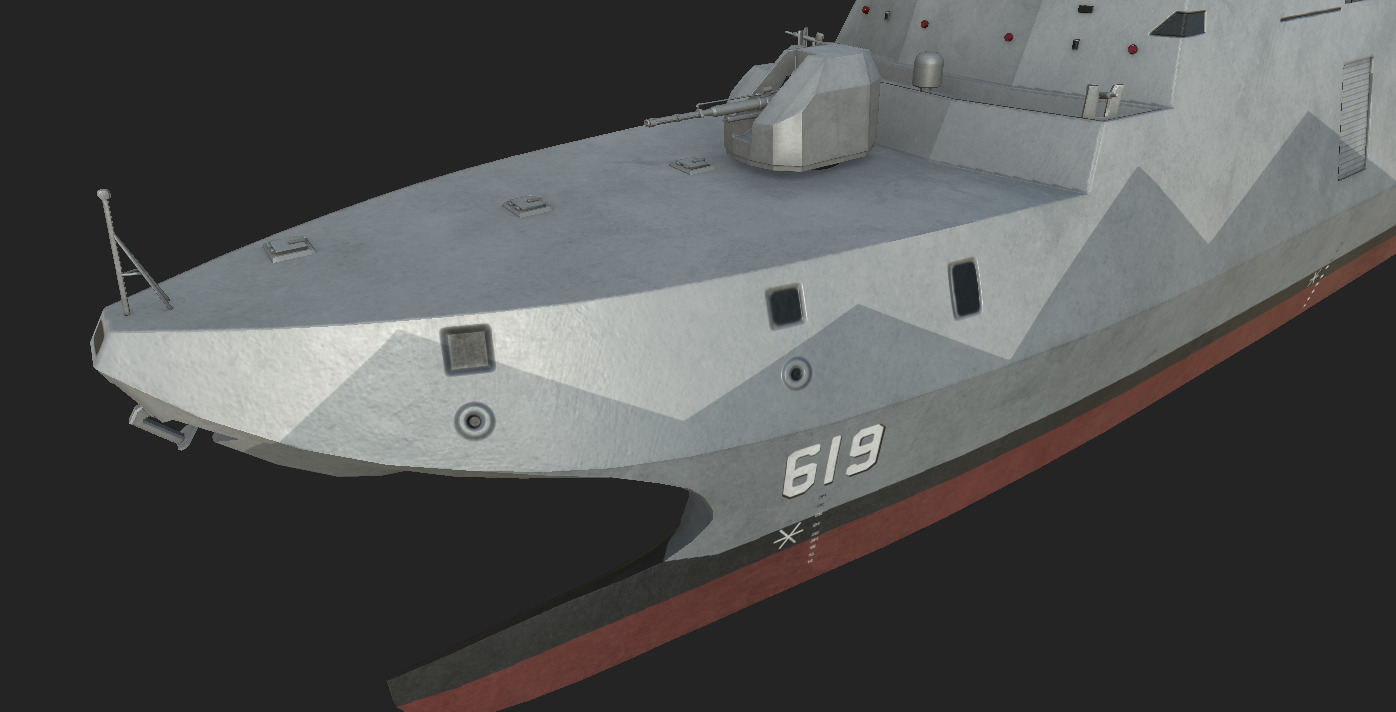 taiwan Tuo Jiang-Class Corvettes  3D model_1