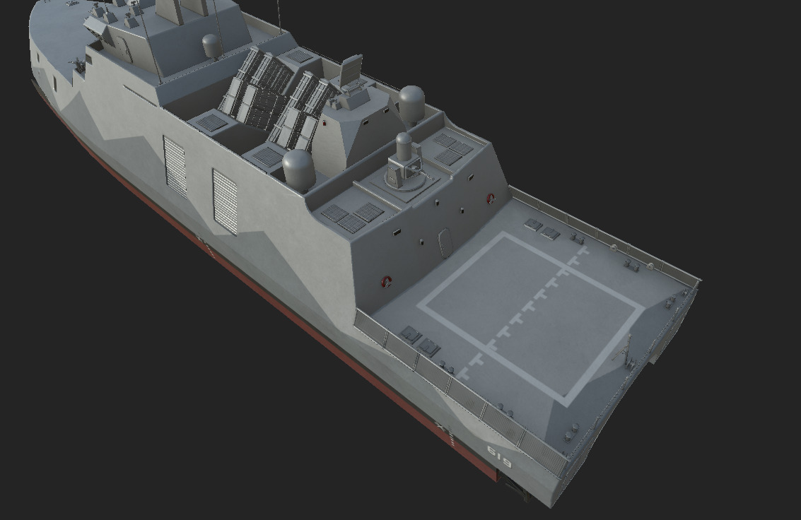 taiwan Tuo Jiang-Class Corvettes  3D model_7