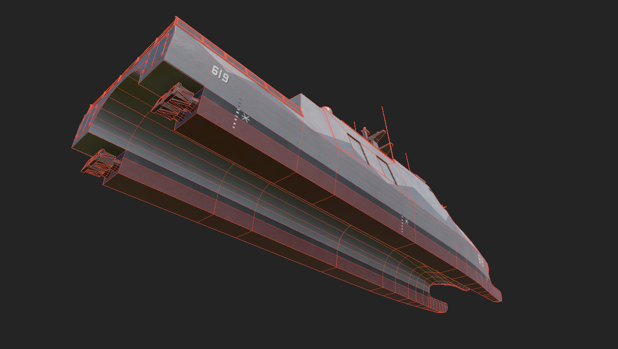 taiwan Tuo Jiang-Class Corvettes  3D model_26
