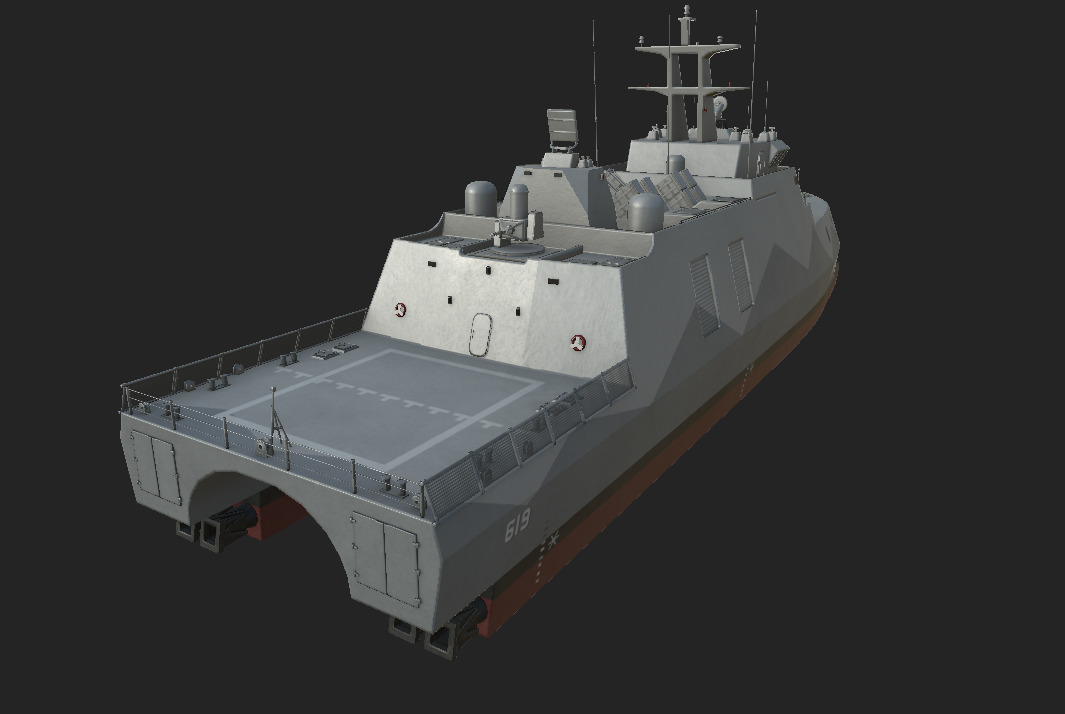 taiwan Tuo Jiang-Class Corvettes  3D model_6