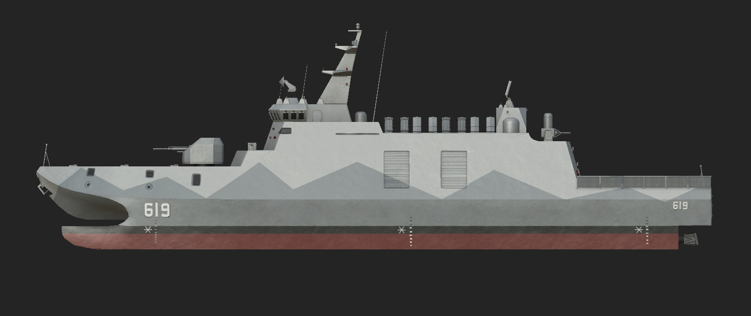 taiwan Tuo Jiang-Class Corvettes  3D model_15