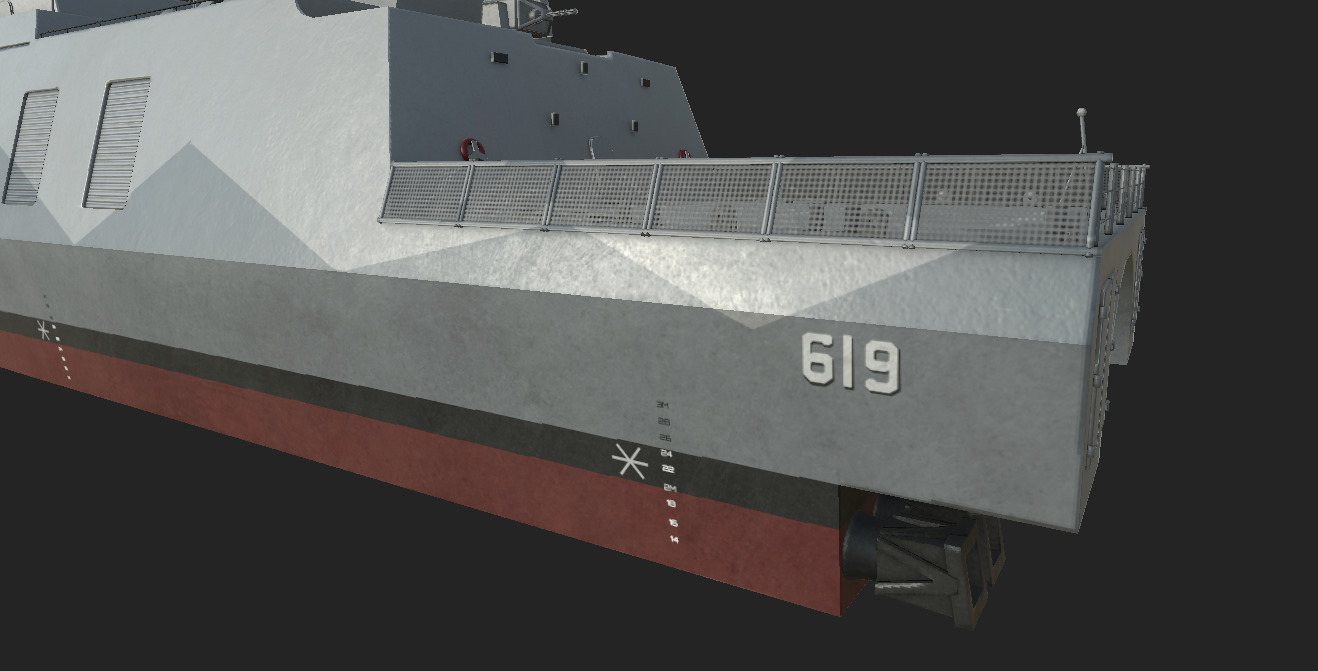 taiwan Tuo Jiang-Class Corvettes  3D model_17