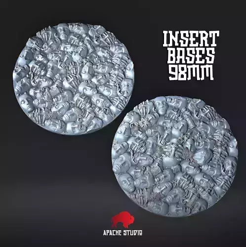 Kingdom Death Base Inserts - 98MM 