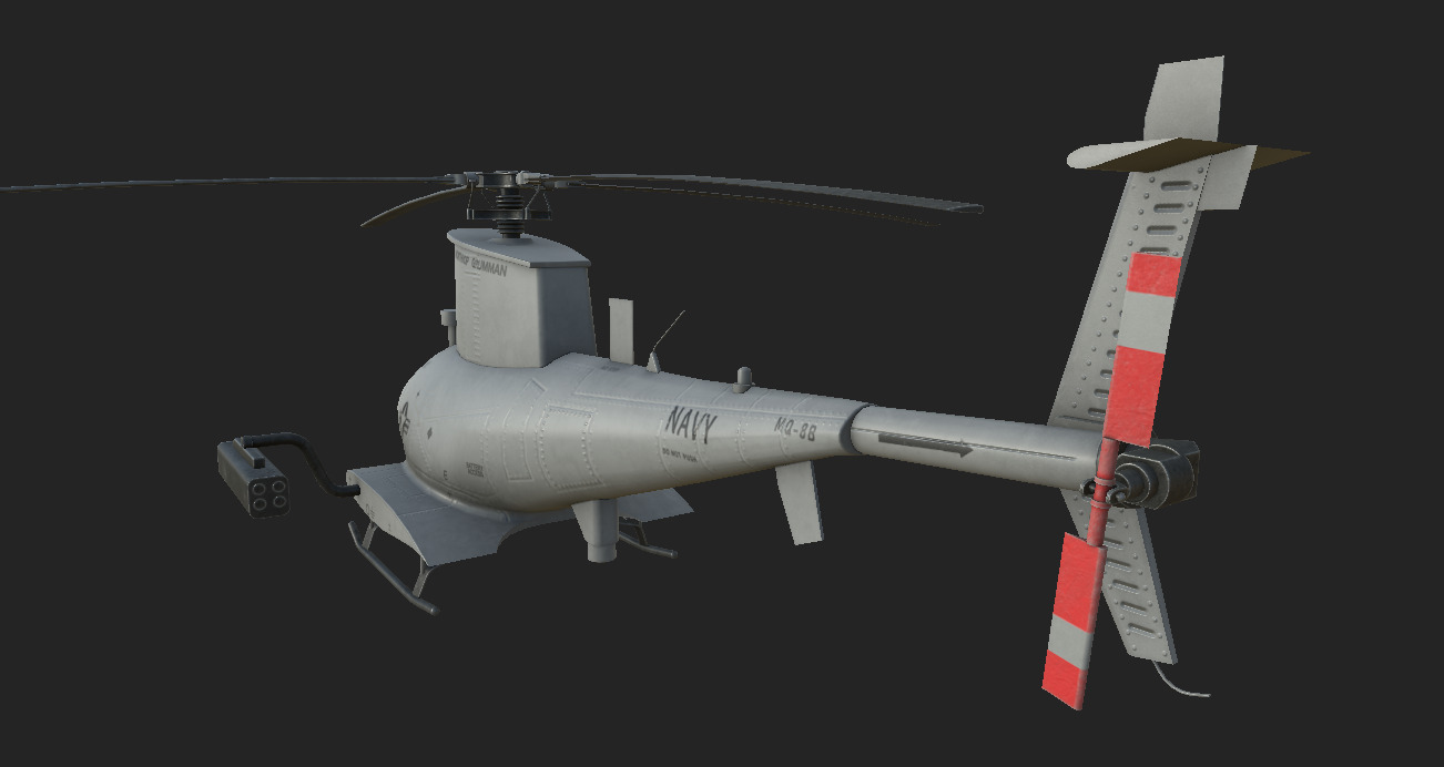 MQ-8B-Fire Scout 3D model 3D model_4