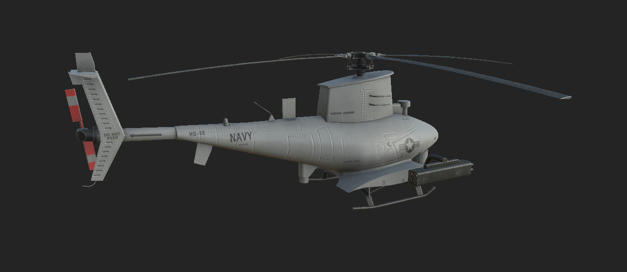 MQ-8B-Fire Scout 3D model 3D model_3