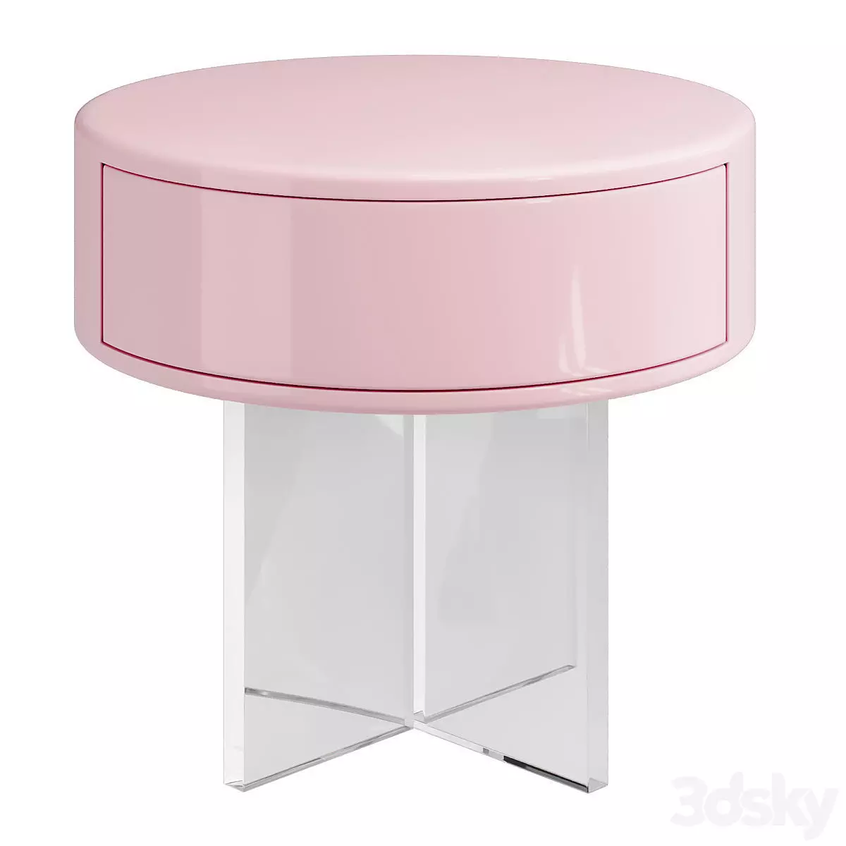 Cloud nightstand by Circu 3D model_0