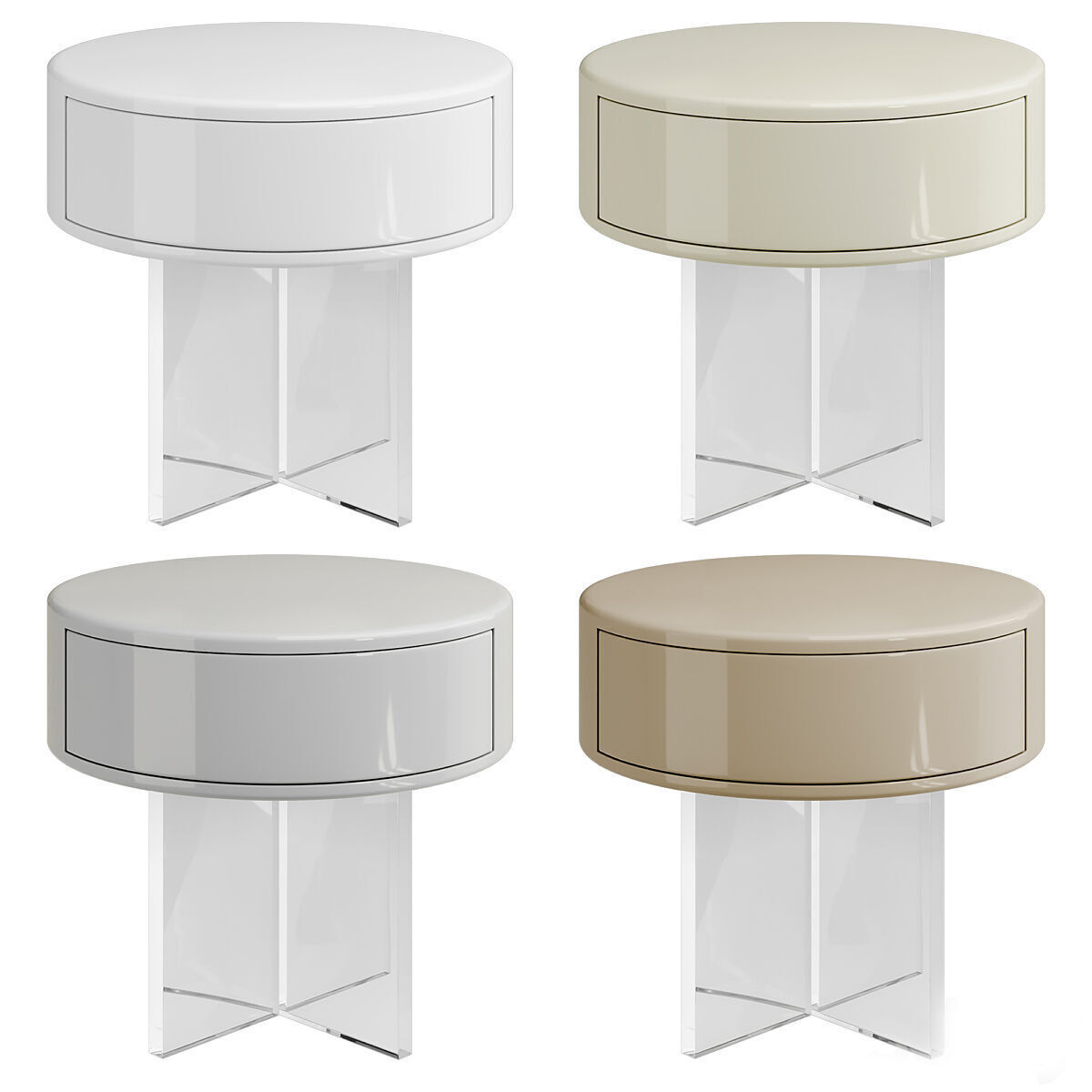 Cloud nightstand by Circu 3D model_4