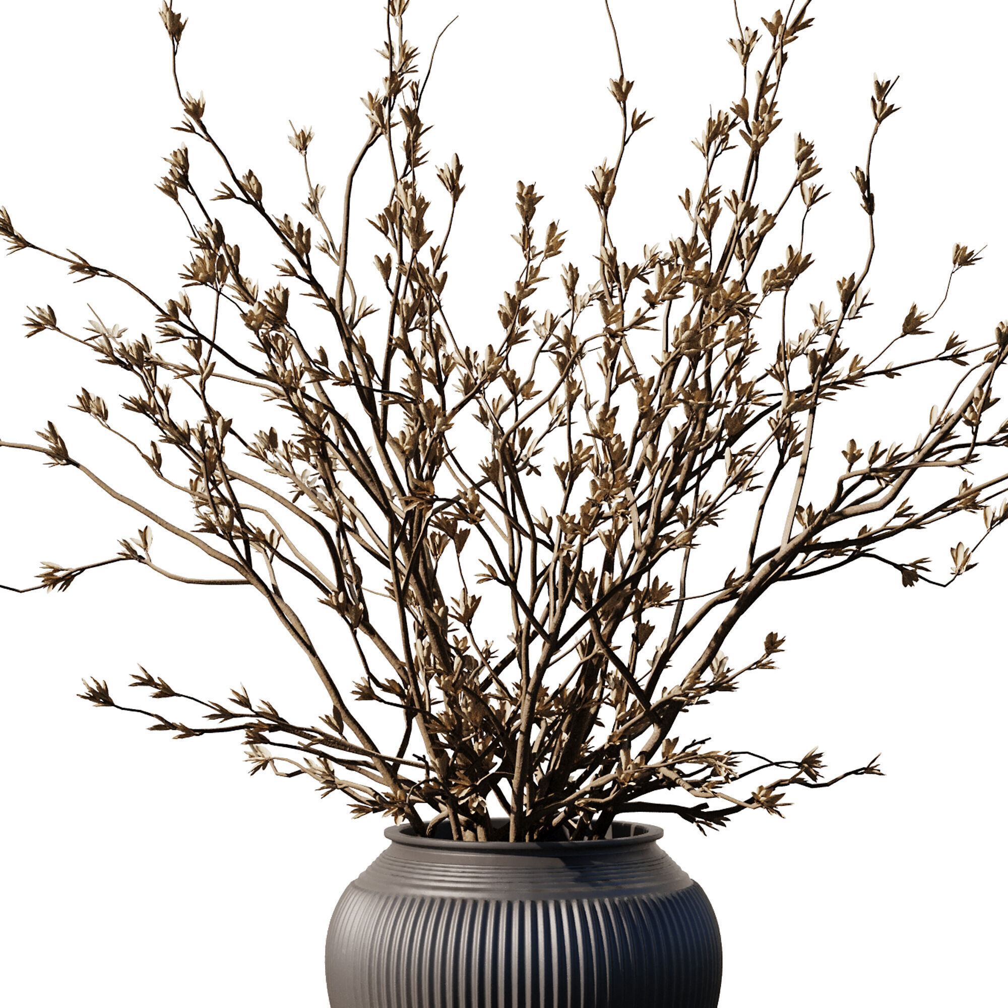 Dry branch Autumn set47 3D model_1