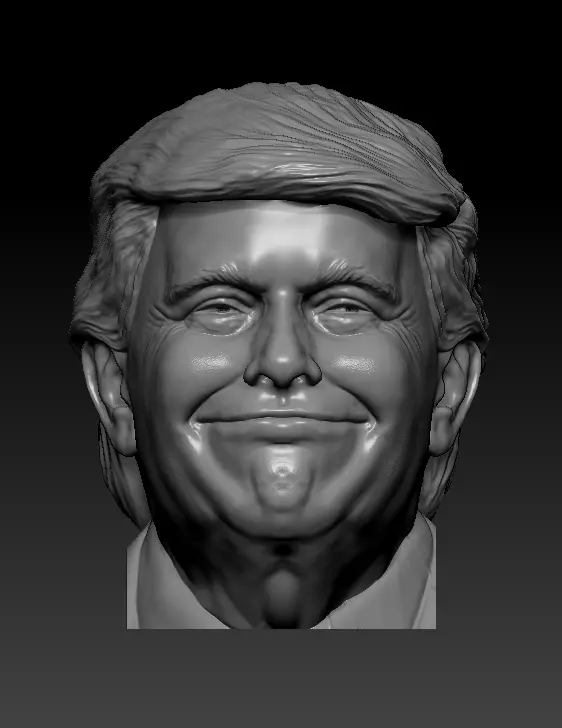 Donald Trump 3D print model_0