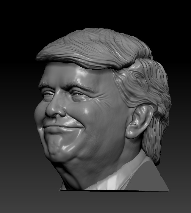Donald Trump 3D print model_1