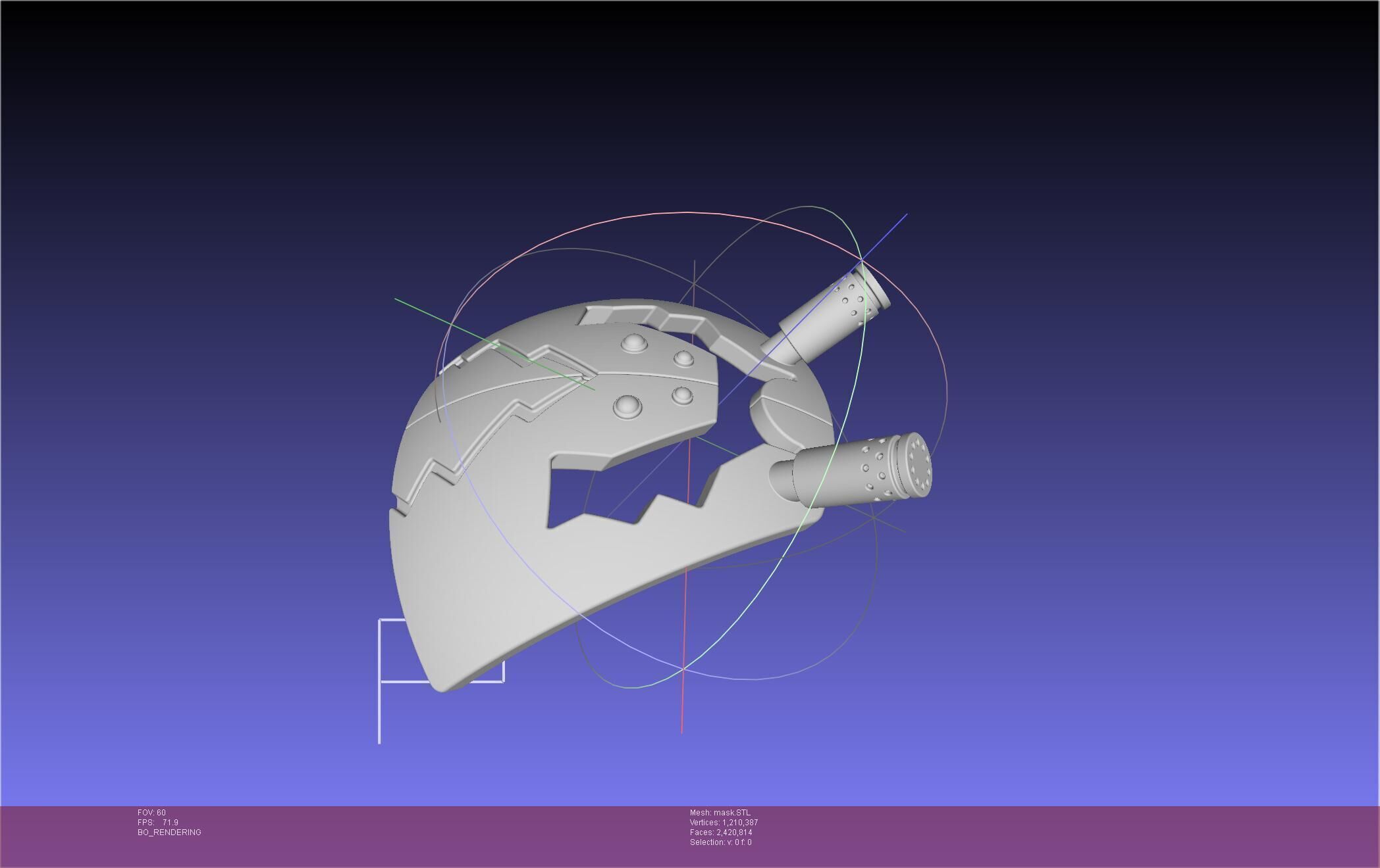 Dr Stone Stanley Mask 3D print model_6