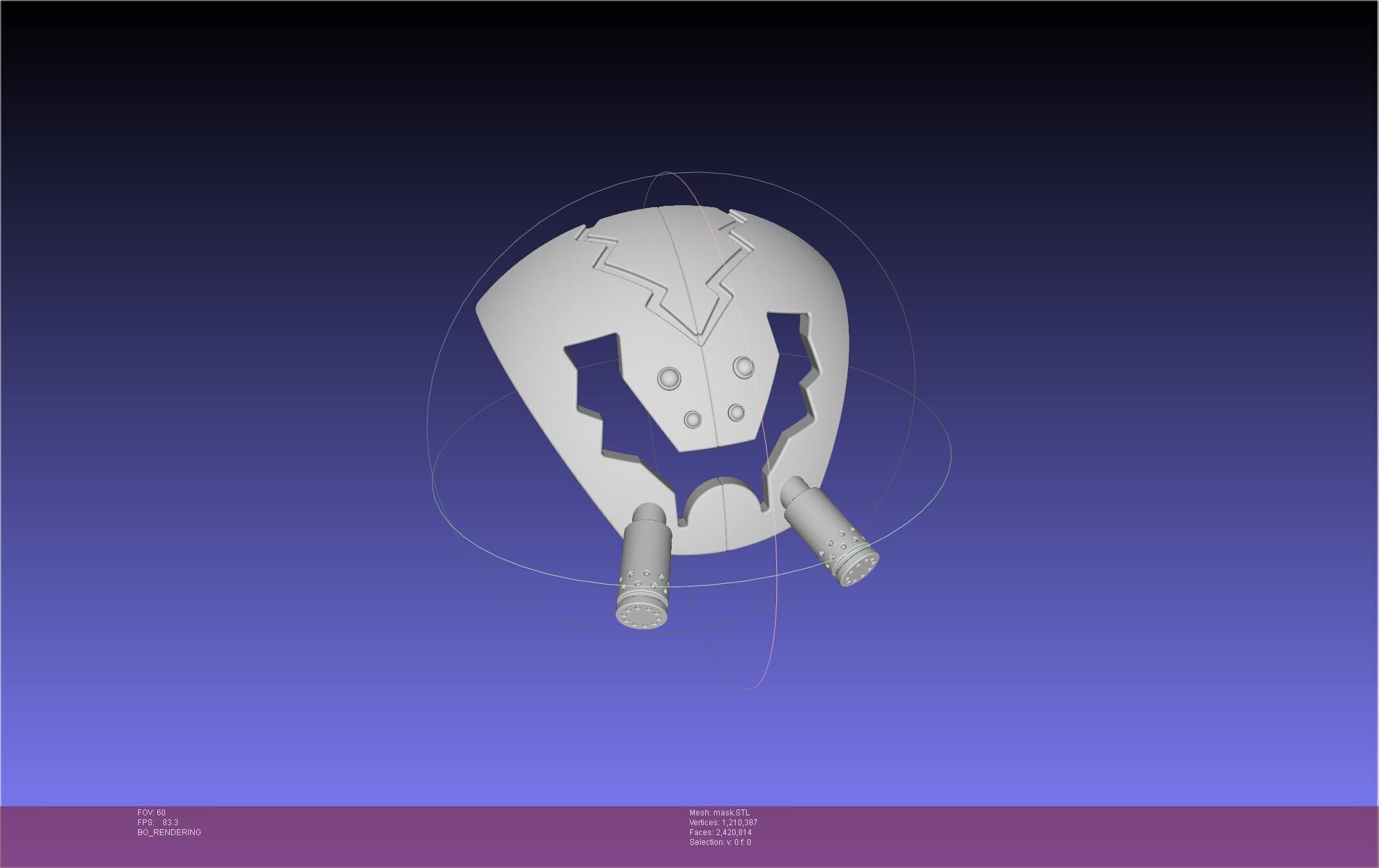 Dr Stone Stanley Mask 3D print model_2