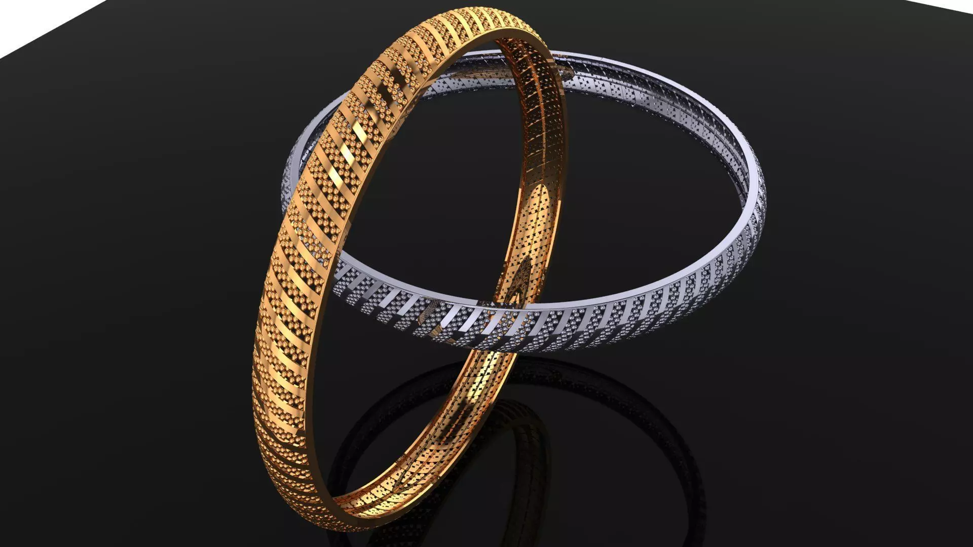 1150 Perforated Bangle 61MM-10gm 3D print model