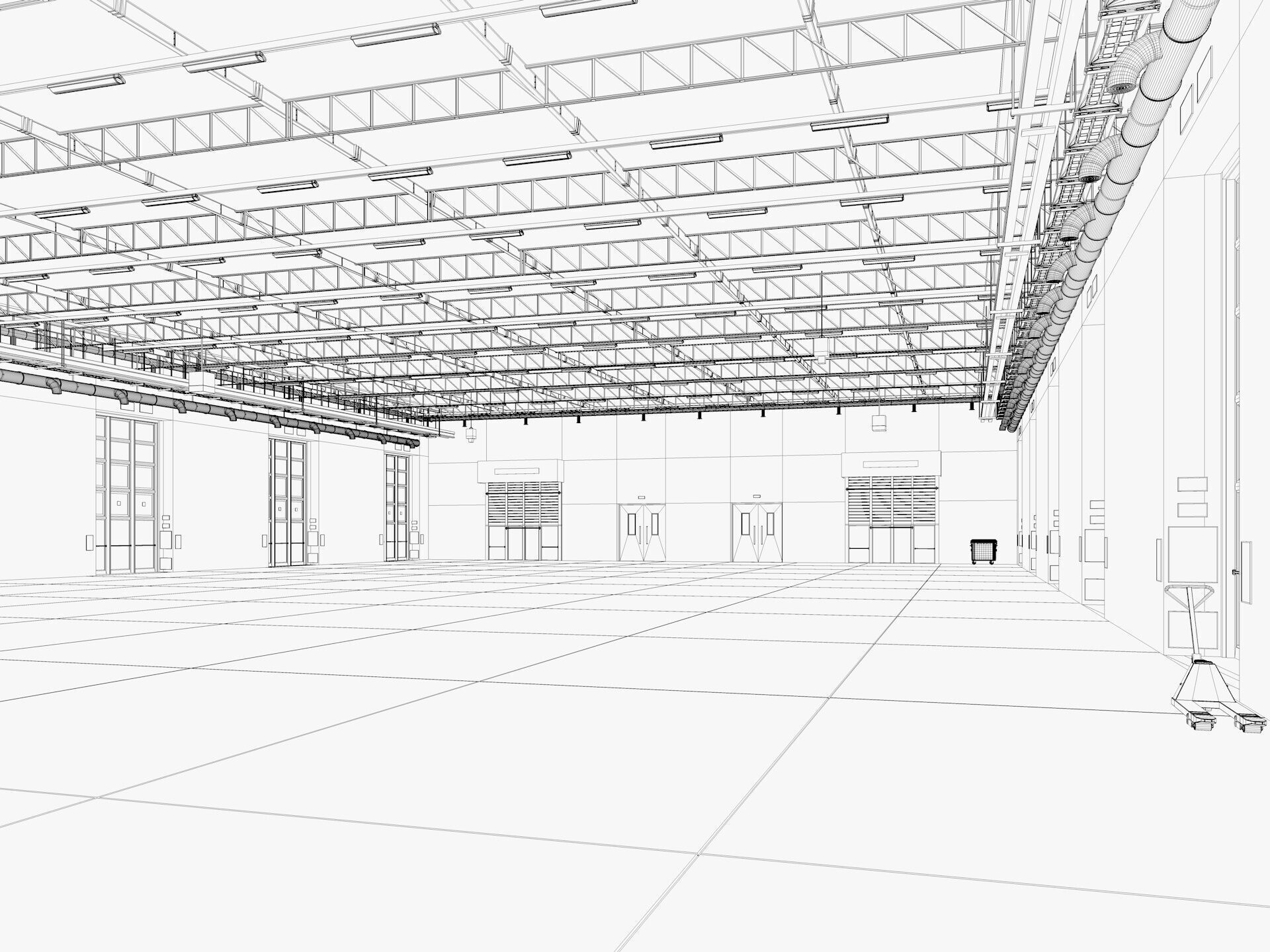 Exhibition Hall 37 3D model_9