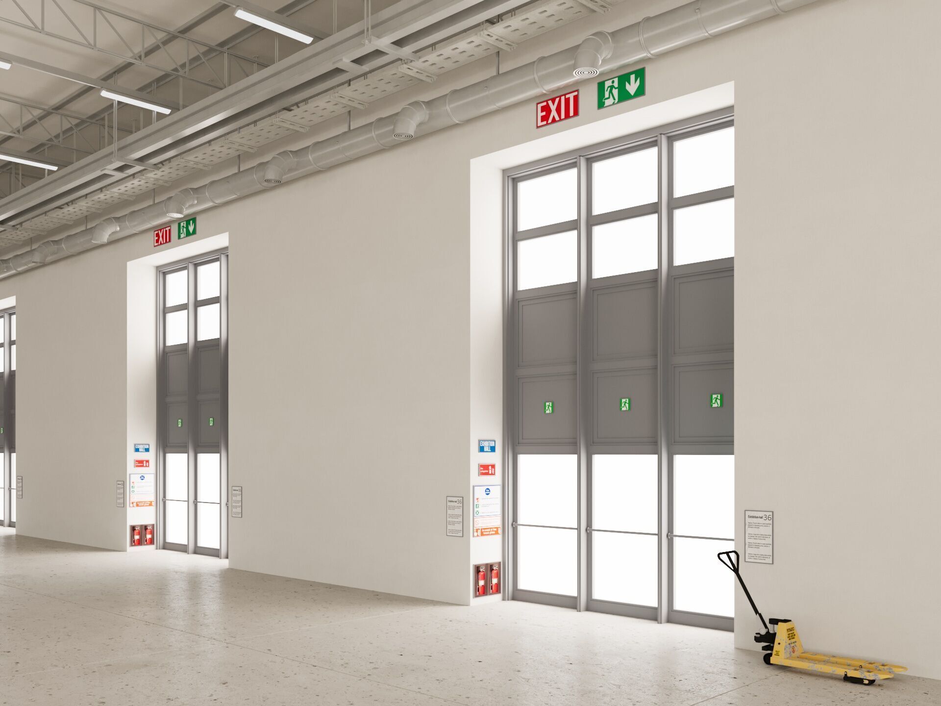 Exhibition Hall 37 3D model_2