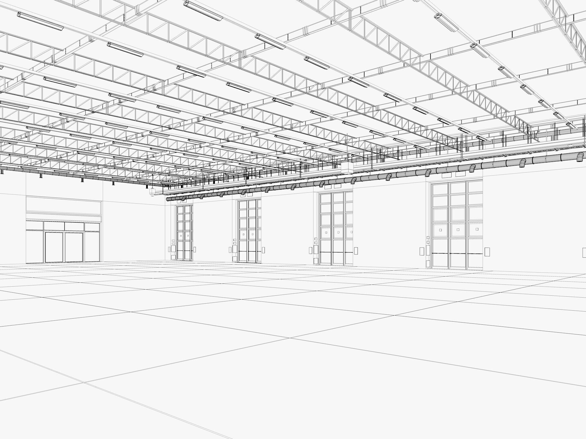 Exhibition Hall 37 3D model_13