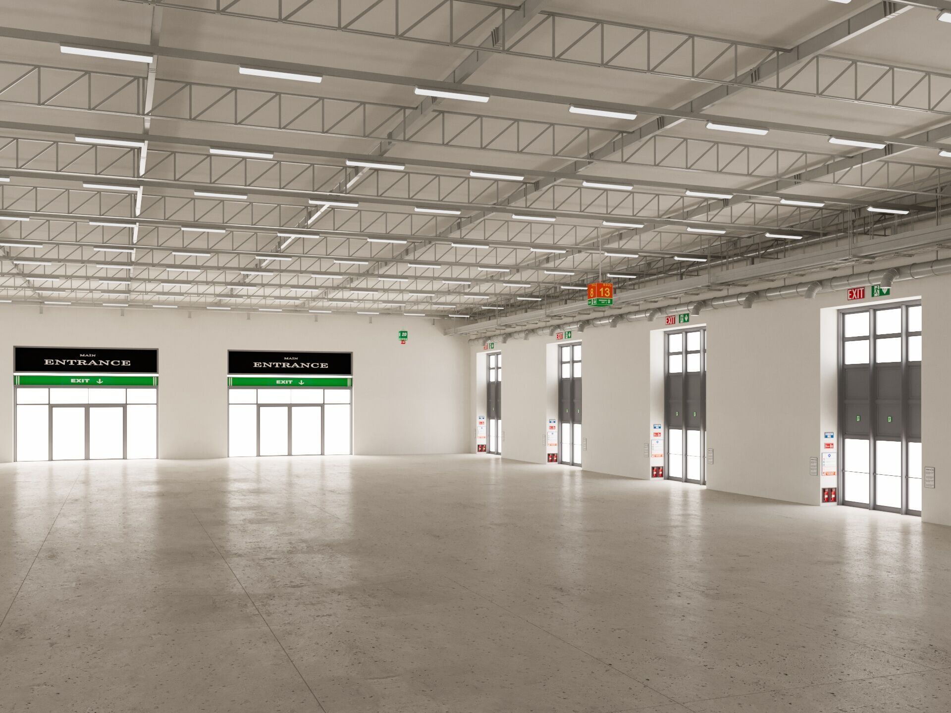 Exhibition Hall 37 3D model_7