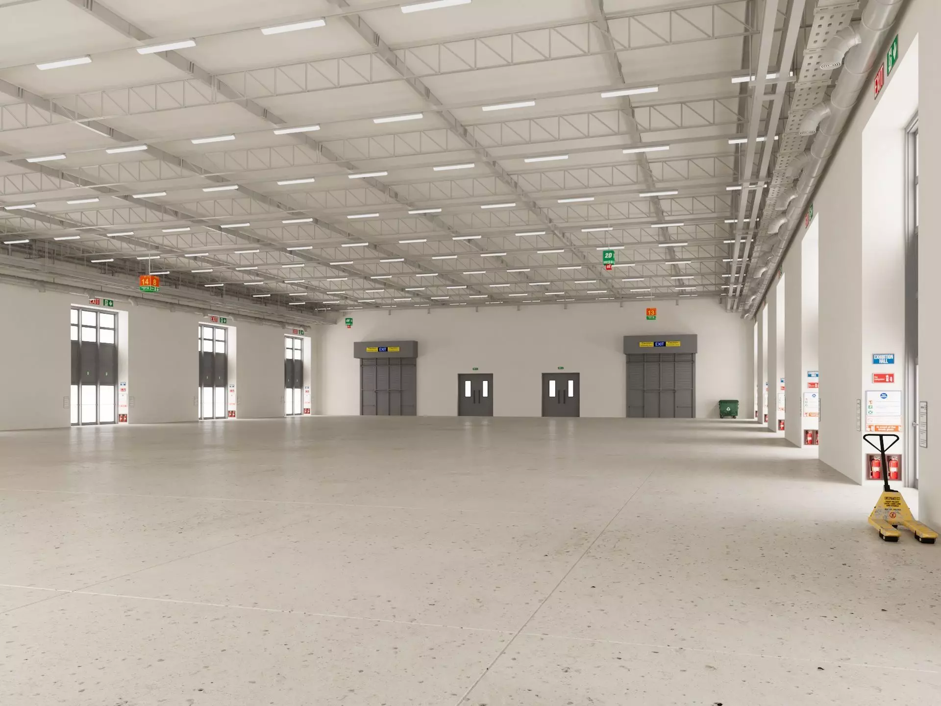 Exhibition Hall 37 3D model_0