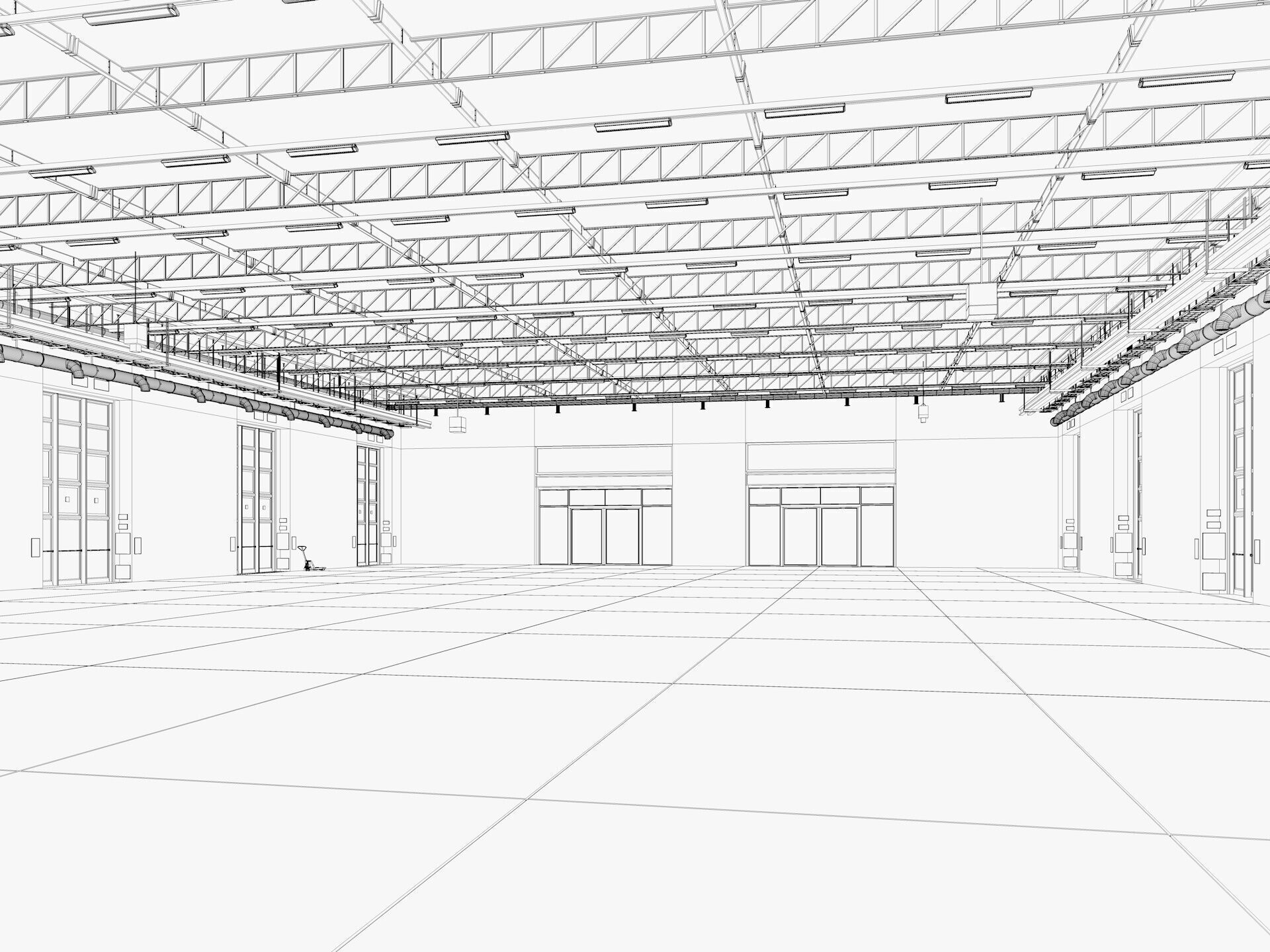 Exhibition Hall 37 3D model_12